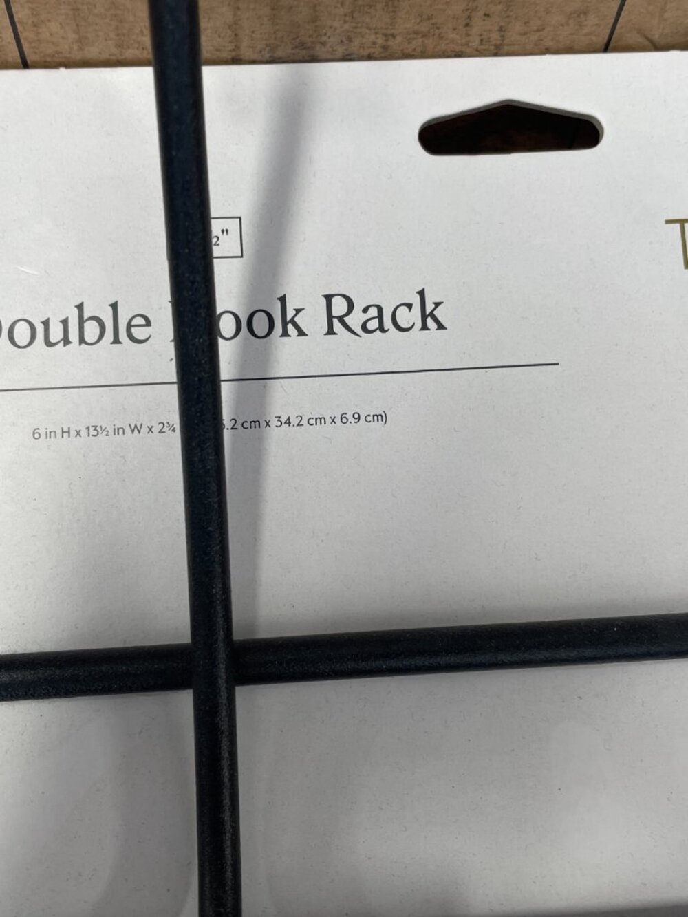 Threshold Double Hook Rack - Picture 3 of 4